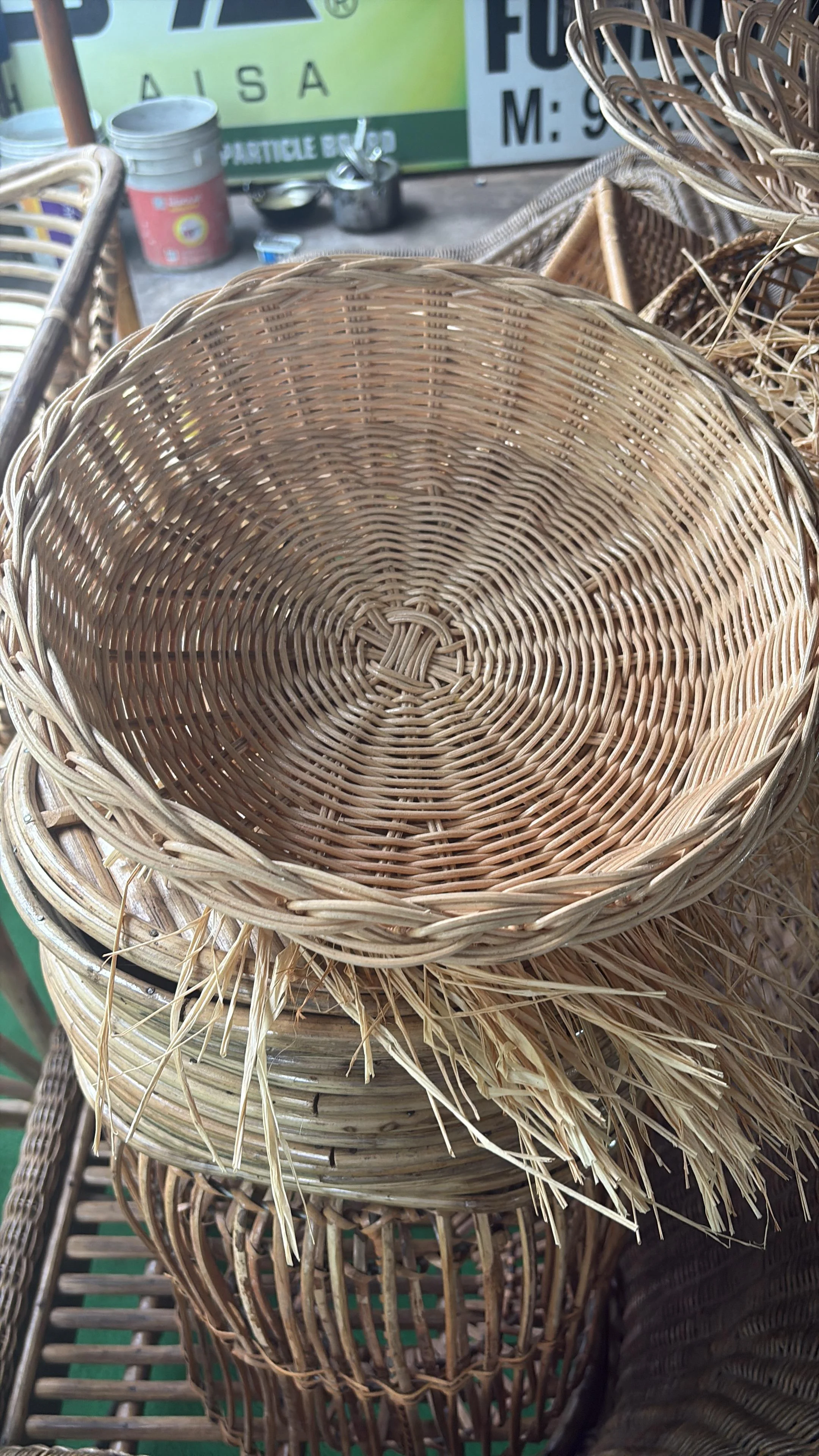 Wicker Style Basket image