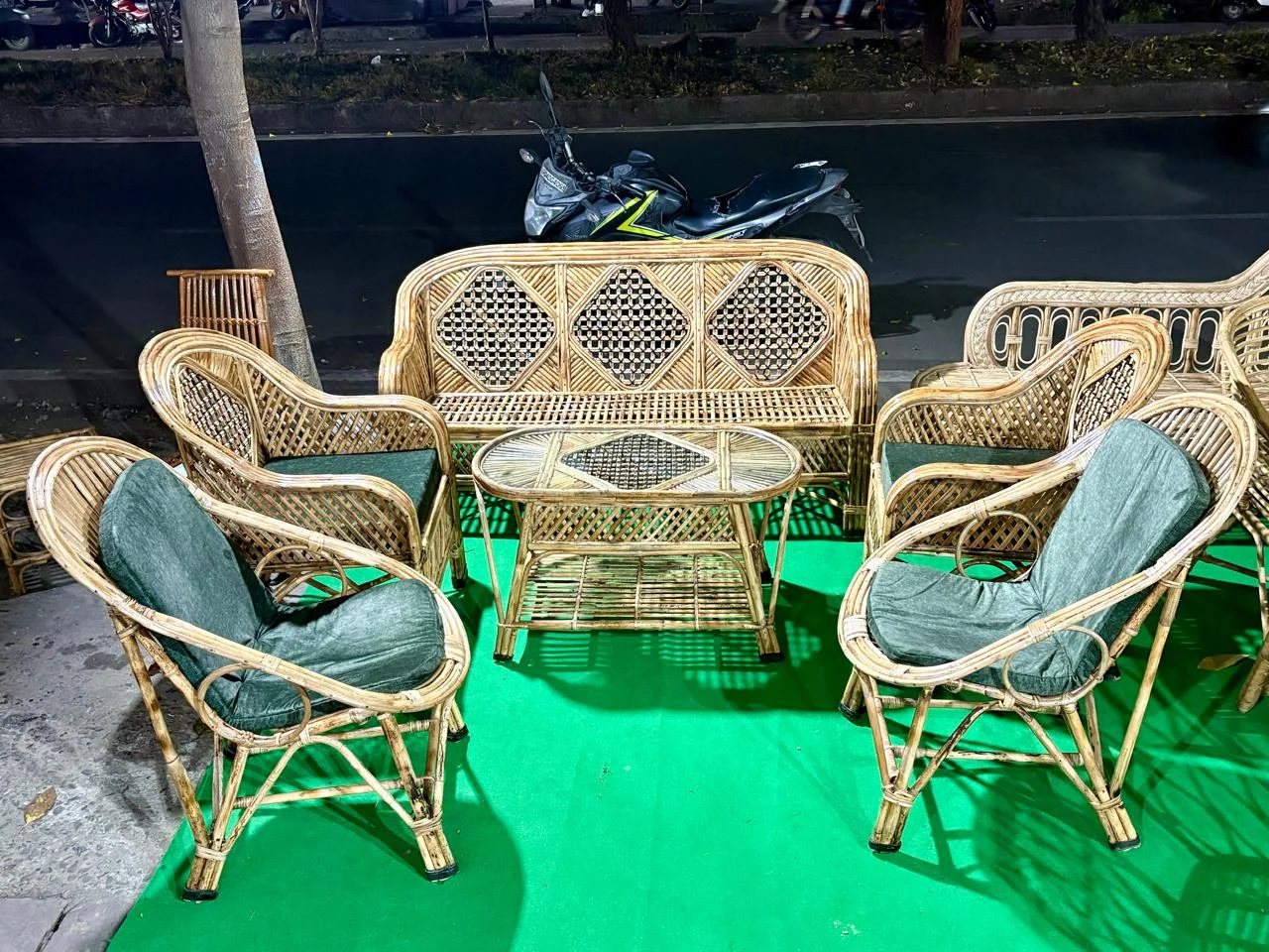 Traditional Cane Sitting Chair image