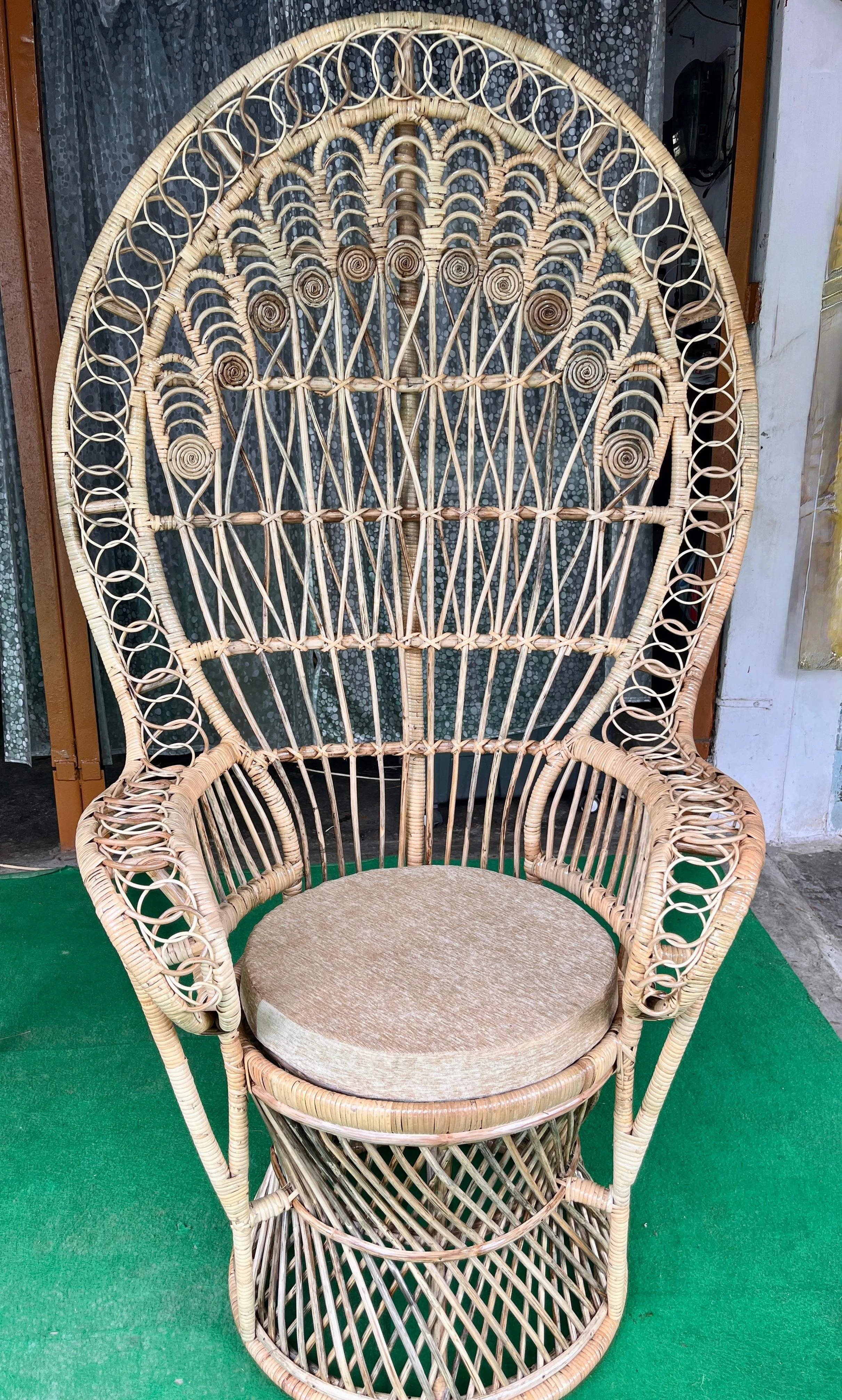 High-Back Cane Chair image