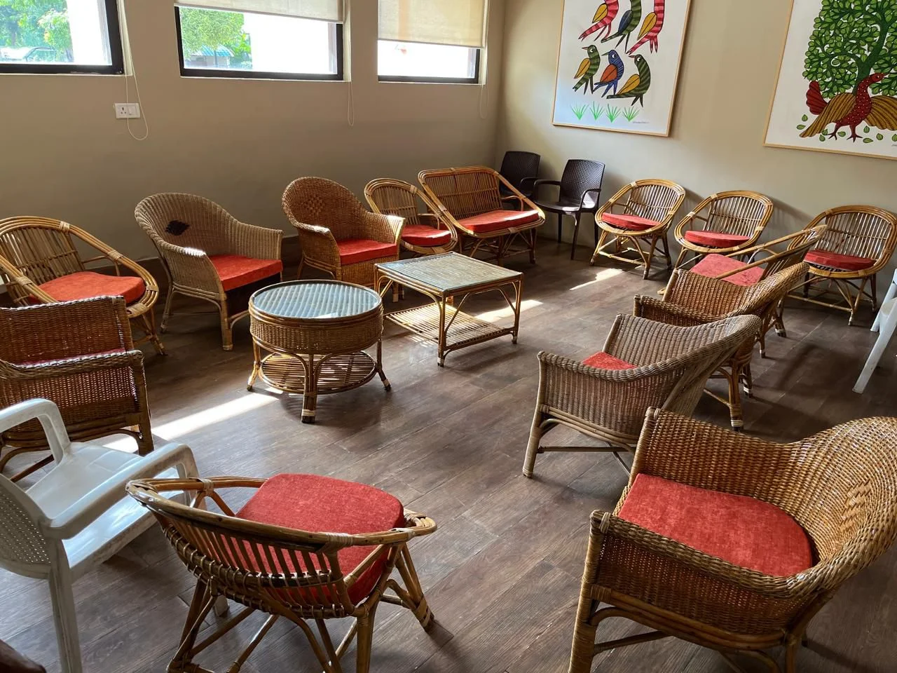 Rustic Cane Armchair image